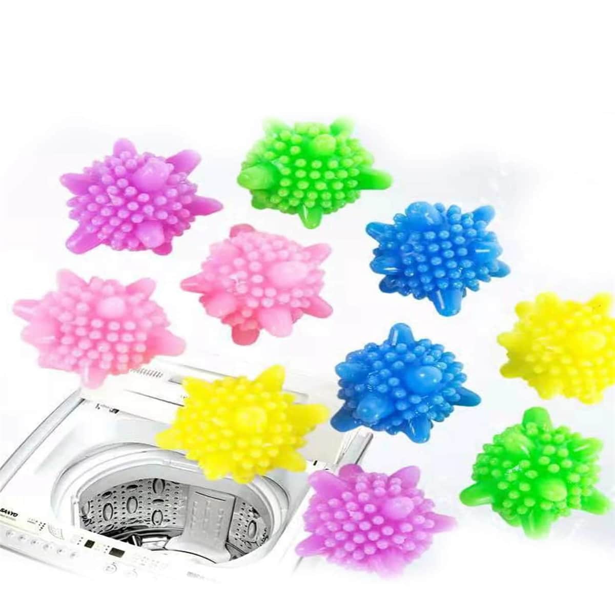 

4pcs Random Color Wash Ball, Multicolor