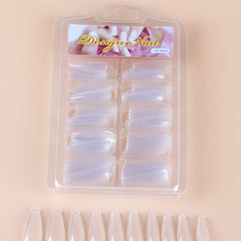 

100pcs Clear False Nail