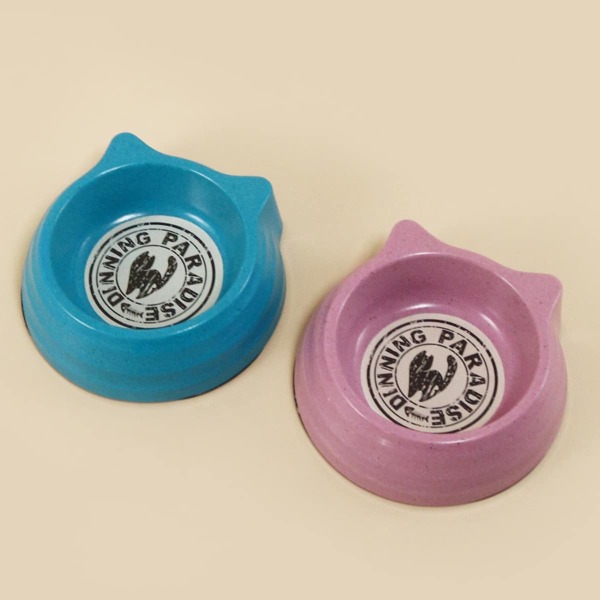 

1pc Cat Design Random Color Pet Bowl, Multicolor