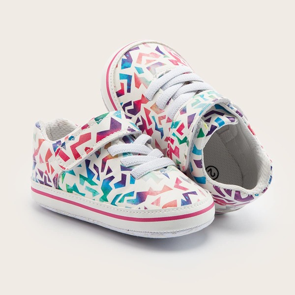 

Baby Boy Geometric Print Sneakers, Multicolor
