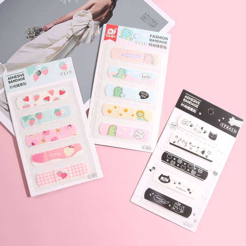 

5pcs Random Band Aid, Multicolor