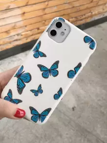 Coque de téléphone à imprimé papillon - Multicolore - Voir 2