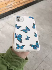 Coque de téléphone à imprimé papillon - Multicolore - Voir 3