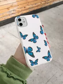 Coque de téléphone à imprimé papillon - Multicolore - Voir 4