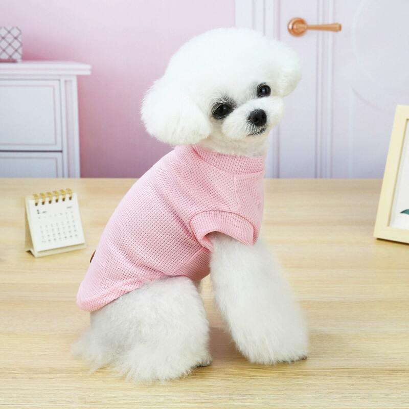 

Solid Color Pet Tee, Pink