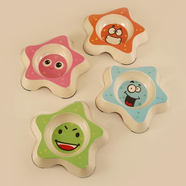 

1pc Cartoon Graphic Random Color Pet Bowl, Multicolor