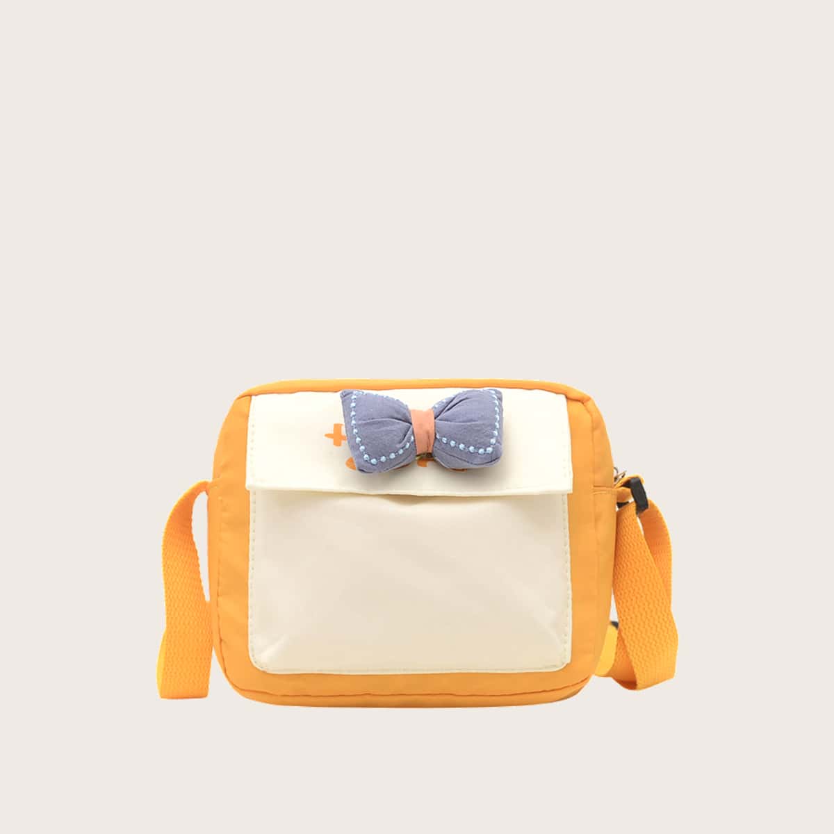 

Colorblock Bow Crossbody Bag, Multicolor