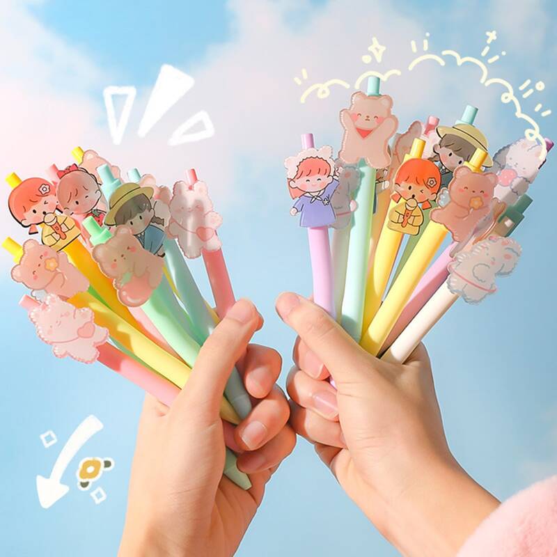 

1pc Random Color Cartoon Gel Pen, Multicolor