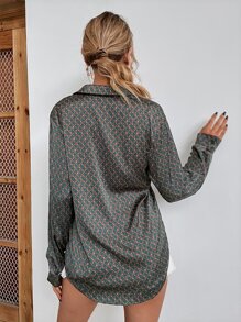 Aveloria Camisa con botón con estampado - Multicolor - Ver 2