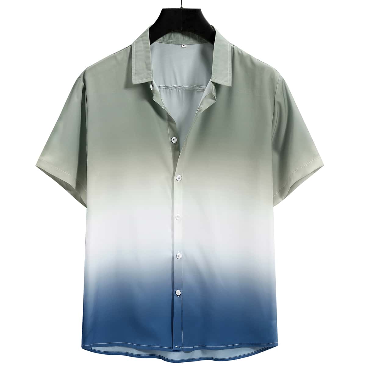 

Guys Ombre Button Front Shirt, Multicolor