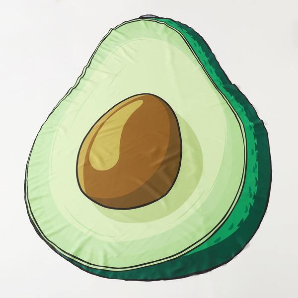 

Avocado Print Beach Blanket, Multicolor