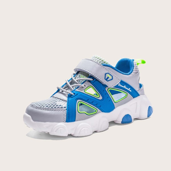 

Boys Cut Out Velcro Strap Sneakers, Green