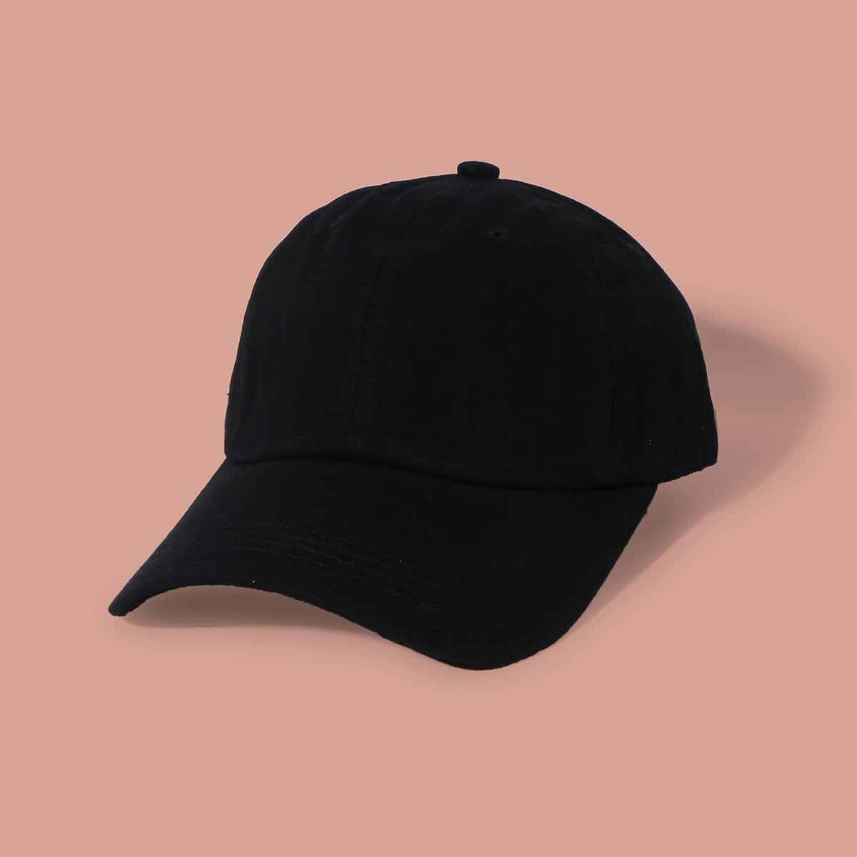 

Guys Solid Baseball Cap, Black