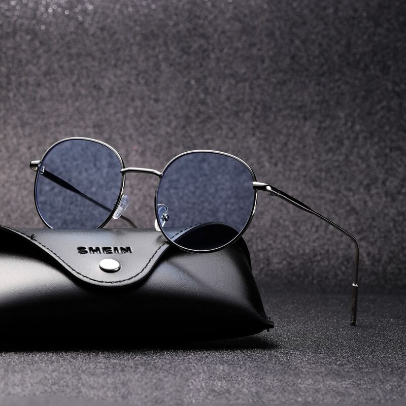 

Guys Metal Frame Sunglasses, Baby blue