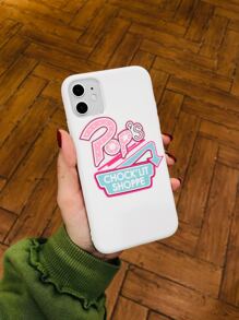 Letter Graphic Phone Case - Multicolor - View 2