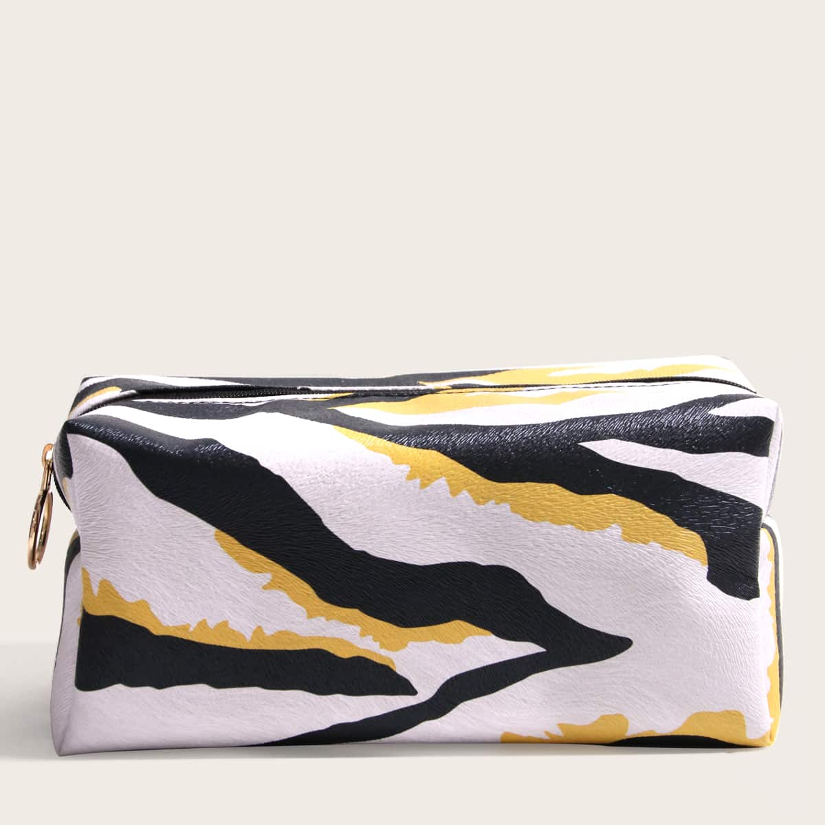 

Zebra Stripe Makeup Bag, Multicolor