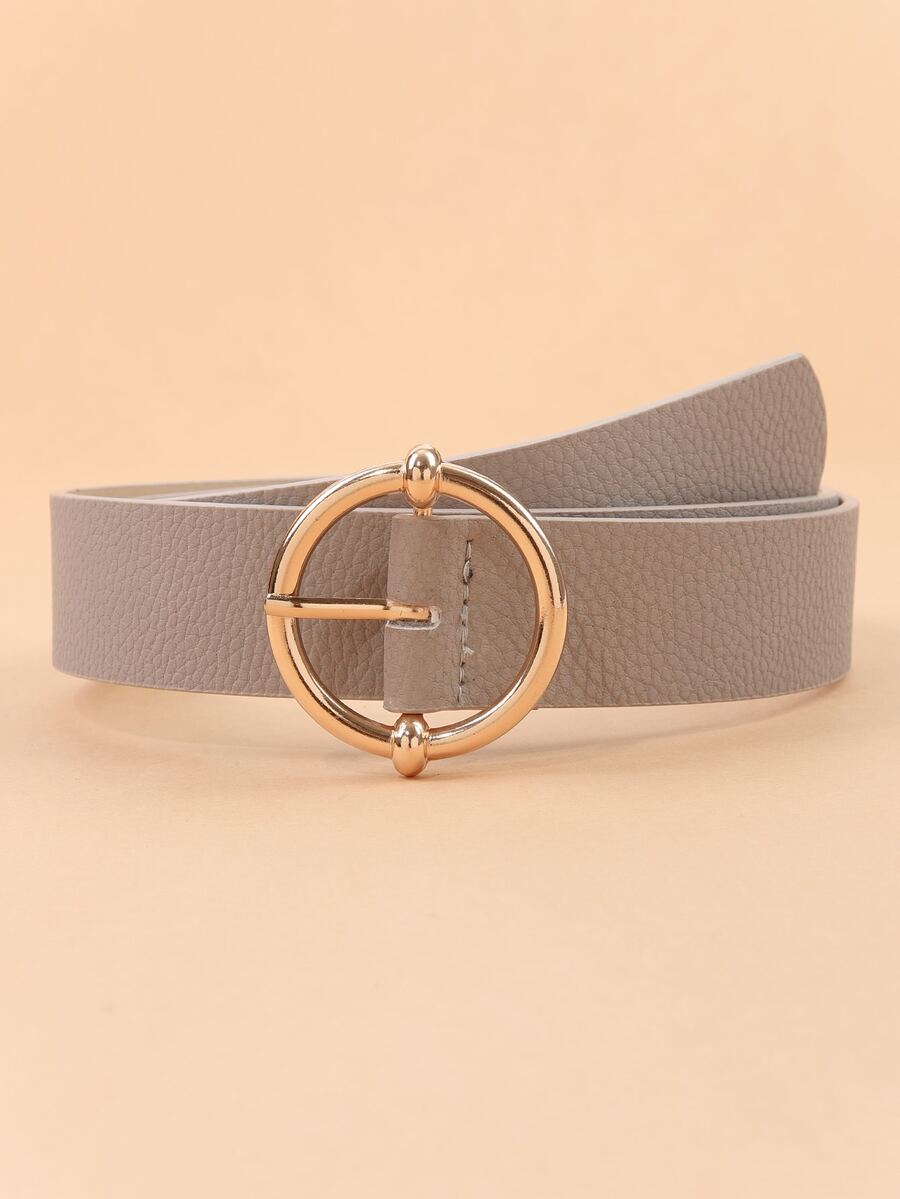 Round Buckle Belt