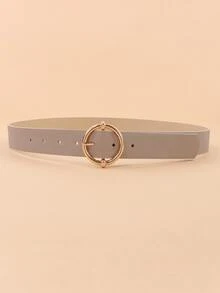 Round Buckle Belt