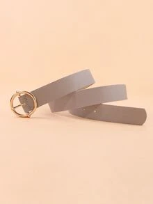 Round Buckle Belt