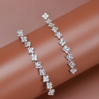 Rhinestone Drop Earrings