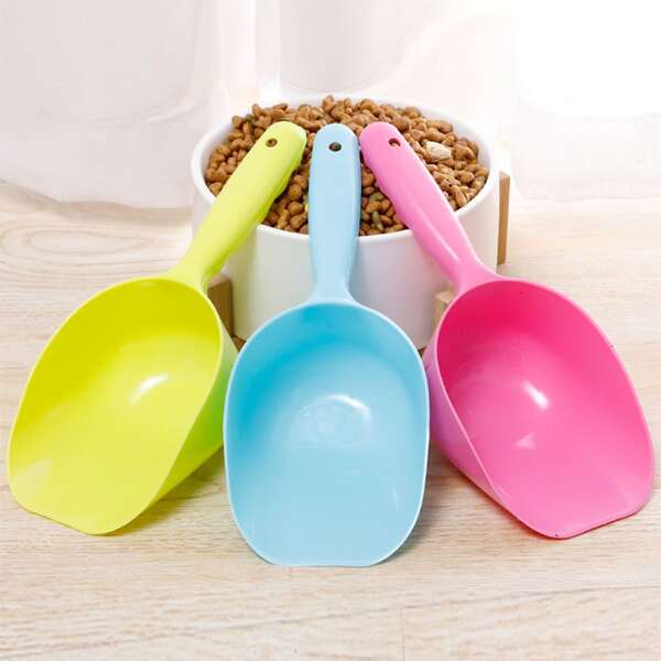 

1pc Random Color Pet Food Scoop, Multicolor