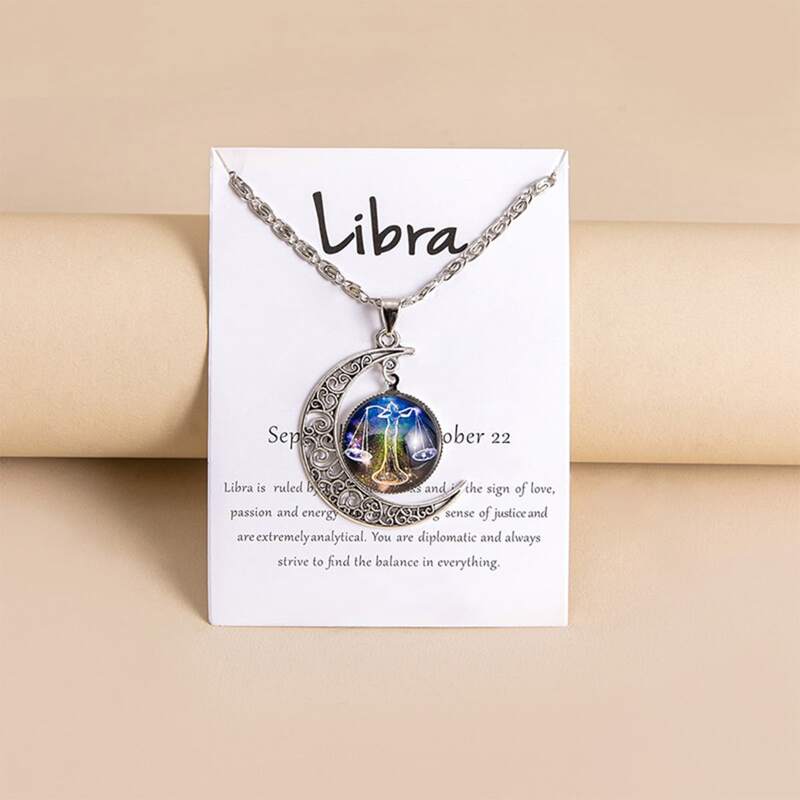 

Constellation Pendant Necklace, Silver