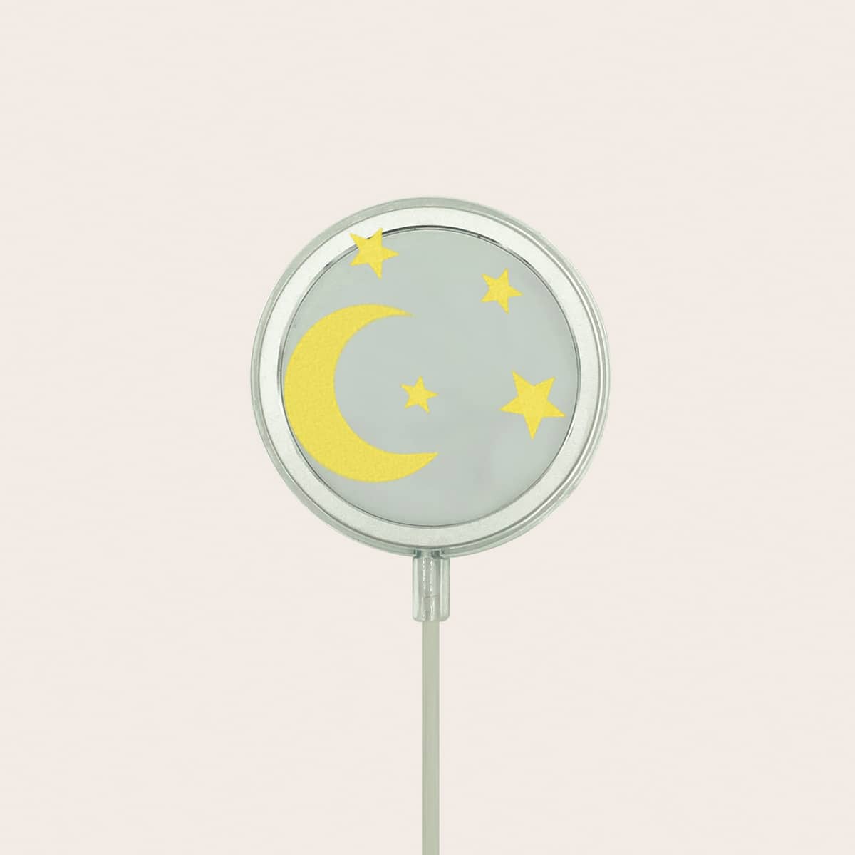 

Moon & Star Print Clear Magsafe Case, Multicolor