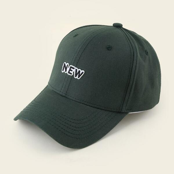 

Letter Embroidery Baseball Cap, Army green