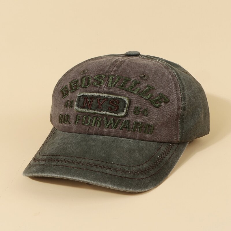 

Guys Letter Embroidered Baseball Cap, Army green