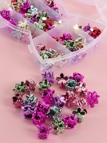 70pcs Toddler Girls Plain Hair Claw - Multicolor - View 2