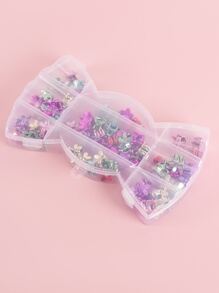 70pcs Toddler Girls Plain Hair Claw - Multicolor - View 3