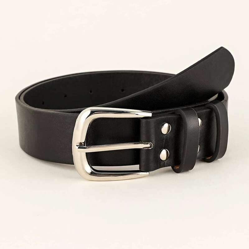 

Square Buckle Belt, Black