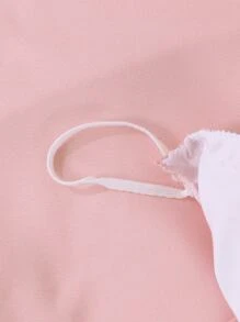 Rabbit Print Easter Kids Duvet Cover Set Without Filler - Pink - View 3