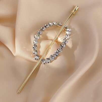 Rhinestone Decor Hair Pin