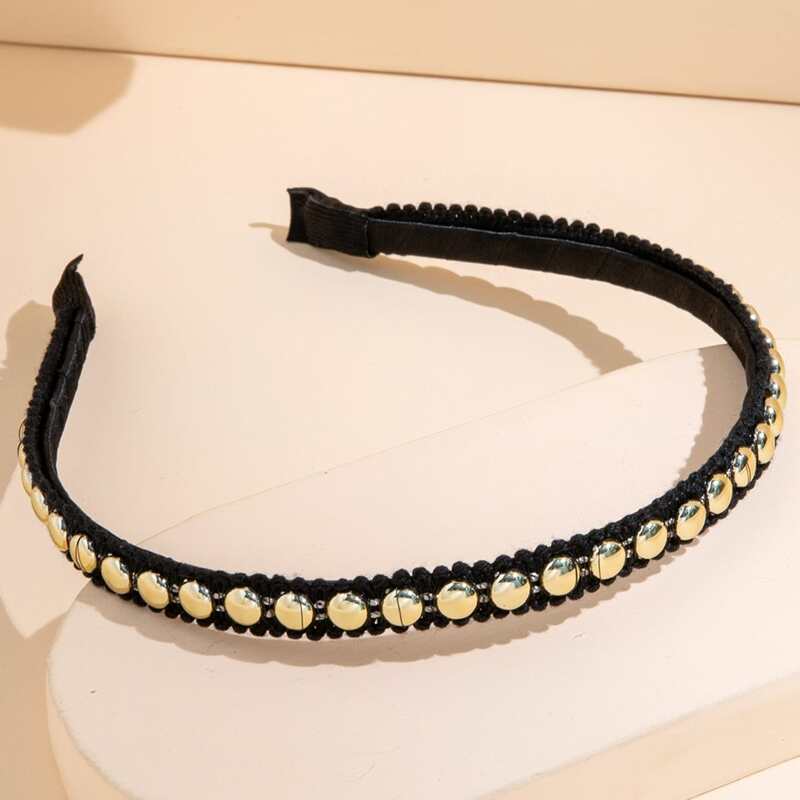 

Metal Round Decor Headband, Multicolor