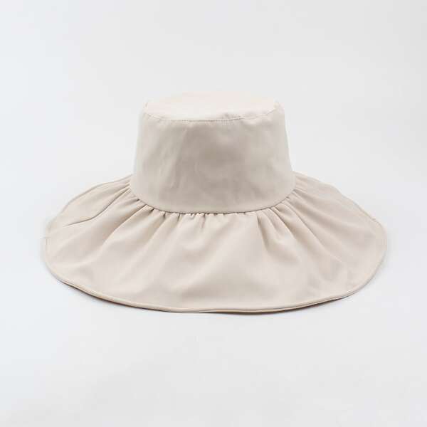 

Solid Bucket Hat, Beige
