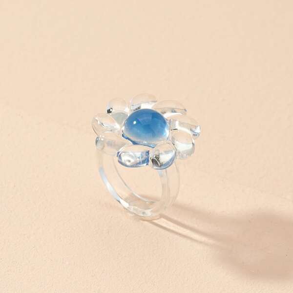 

Flower Decor Ring, Multicolor