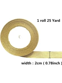 2卷礼品包装网带，圣诞节 - 彩色 - 查看 4
