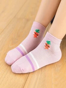 5pairs Baby Cartoon Graphic Socks - Multicolor - View 2