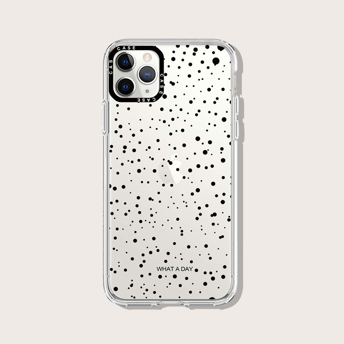 

Ink Dots Phone Case, Clear
