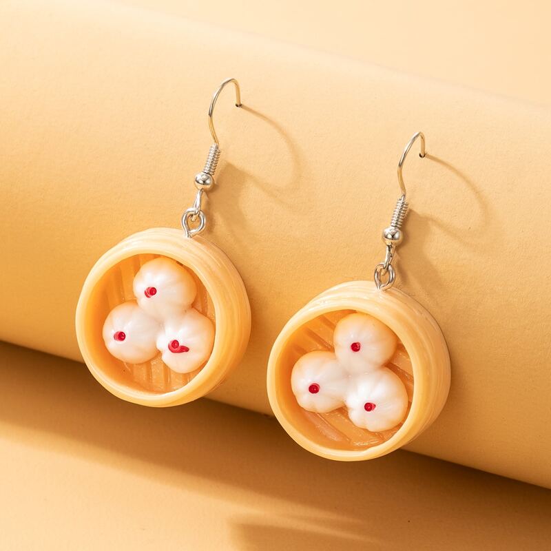

Xiao Long Bao Drop Earrings, Yellow