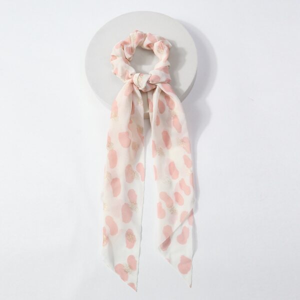 

Graphic Bow Knot Decor Scrunchie Scarf, Multicolor