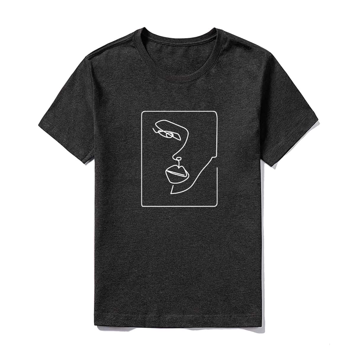 

Guys Figure Graphic Tee, Dark grey