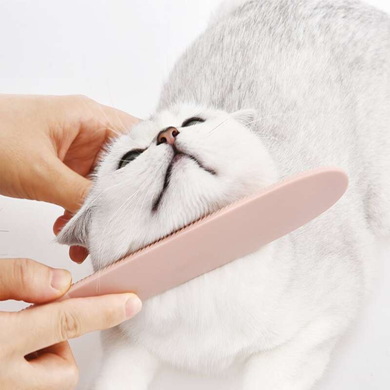

1pc Massage Cat Tongue Comb, Pink