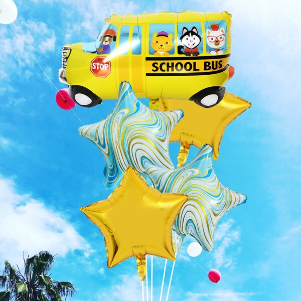 

7pcs Cartoon Balloon Set, Multicolor