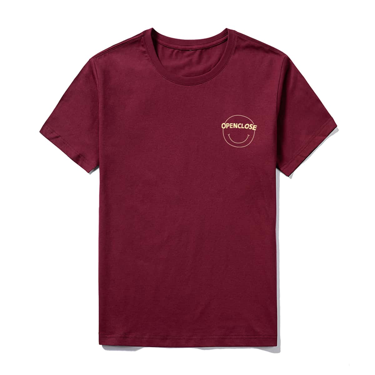 

Guys Letter Graphic Tee, Maroon