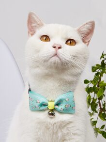 印花寵物蝴蝶結 - 薄荷綠 - 查看 1
