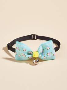 印花寵物蝴蝶結 - 薄荷綠 - 查看 2