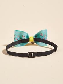 印花寵物蝴蝶結 - 薄荷綠 - 查看 3