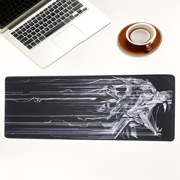

Graphic Print Mouse Pad, Black